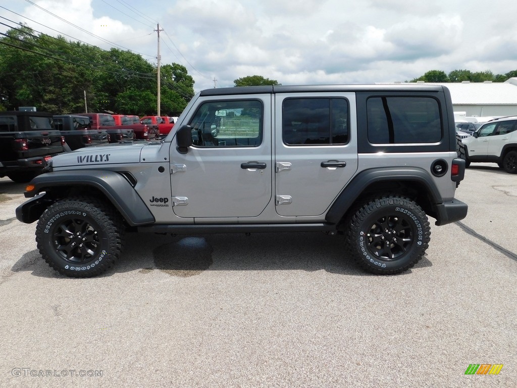 Billet Silver Metallic 2020 Jeep Wrangler Unlimited Willys 4x4 Exterior Photo #138991517