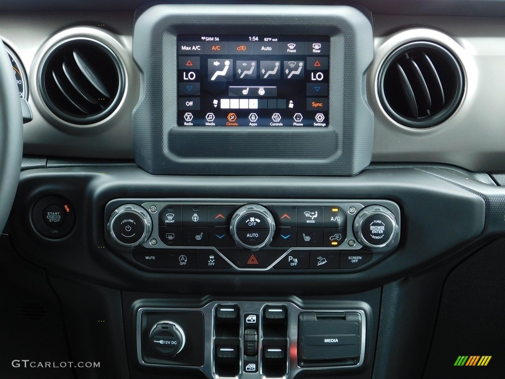 2020 Jeep Wrangler Unlimited Sport 4x4 Controls Photo #138992126