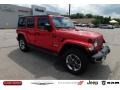 Firecracker Red - Wrangler Unlimited Sahara 4x4 Photo No. 1