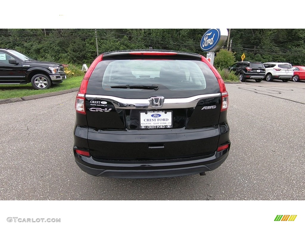 2016 CR-V LX AWD - Crystal Black Pearl / Black photo #6