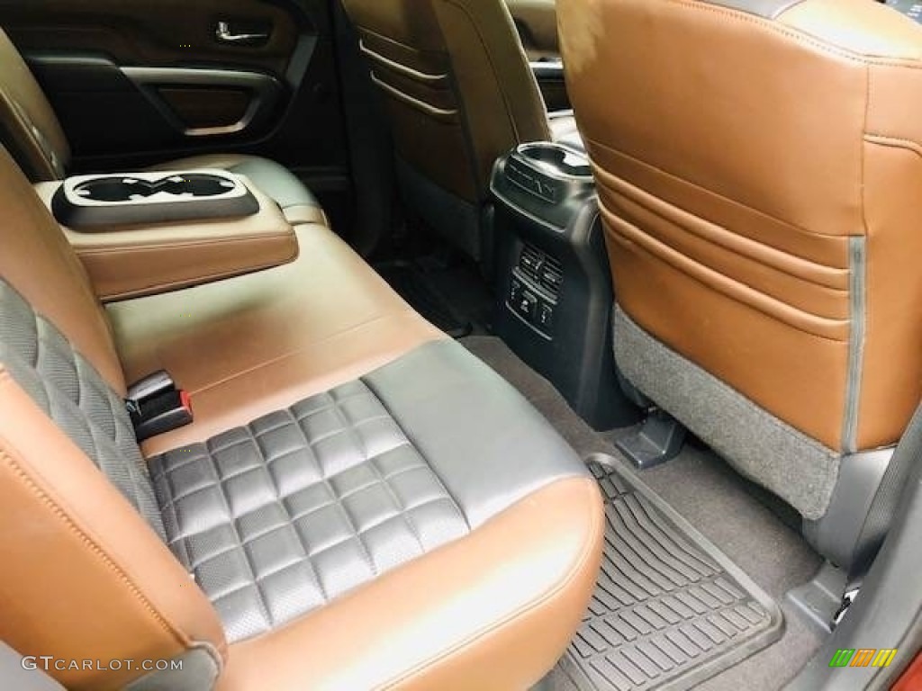 2017 Nissan TITAN XD Platinum Reserve Crew Cab 4x4 Rear Seat Photo #138993212