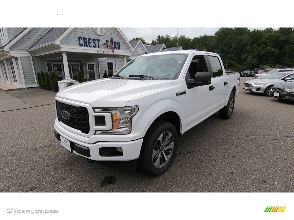 2020 F150 STX SuperCrew 4x4 - Oxford White / Medium Earth Gray photo #3