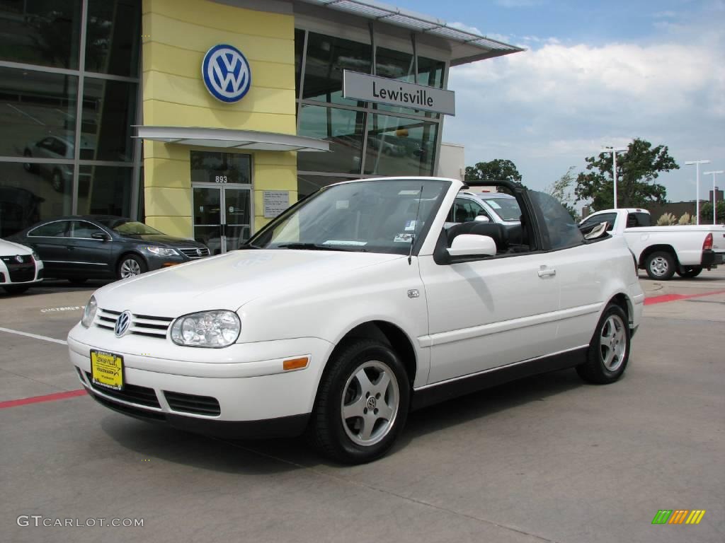 2000 Cabrio GLS - Cool White / Black photo #1