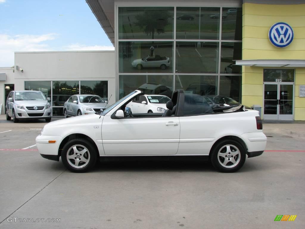 2000 Cabrio GLS - Cool White / Black photo #2
