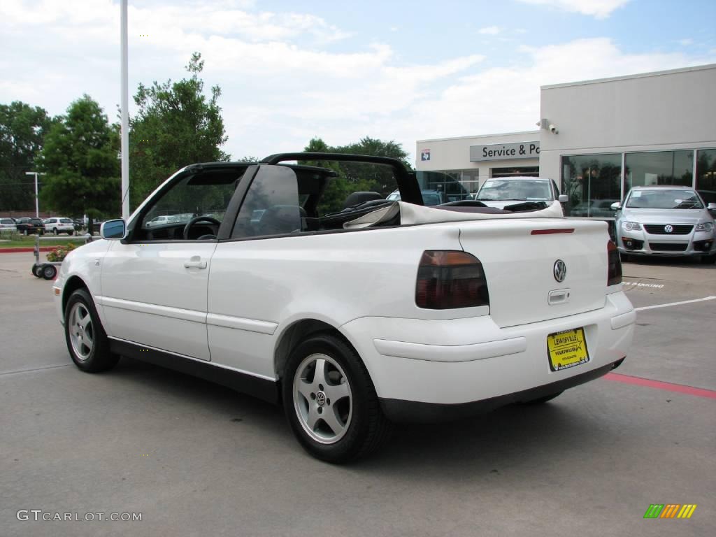2000 Cabrio GLS - Cool White / Black photo #3