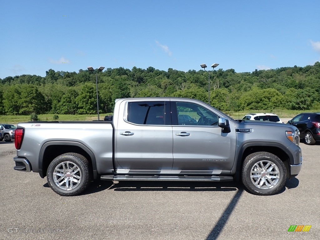 Satin Steel Metallic 2020 GMC Sierra 1500 SLT Crew Cab 4WD Exterior Photo #138995039