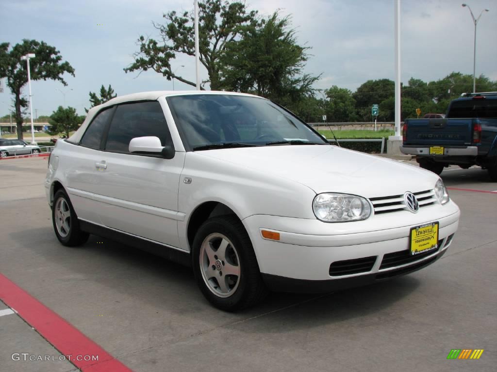 2000 Cabrio GLS - Cool White / Black photo #7