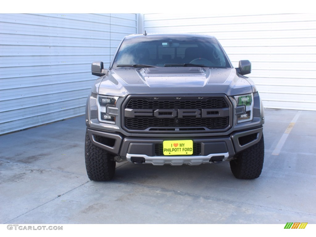 2020 F150 SVT Raptor SuperCrew 4x4 - Lead Foot / Black photo #3