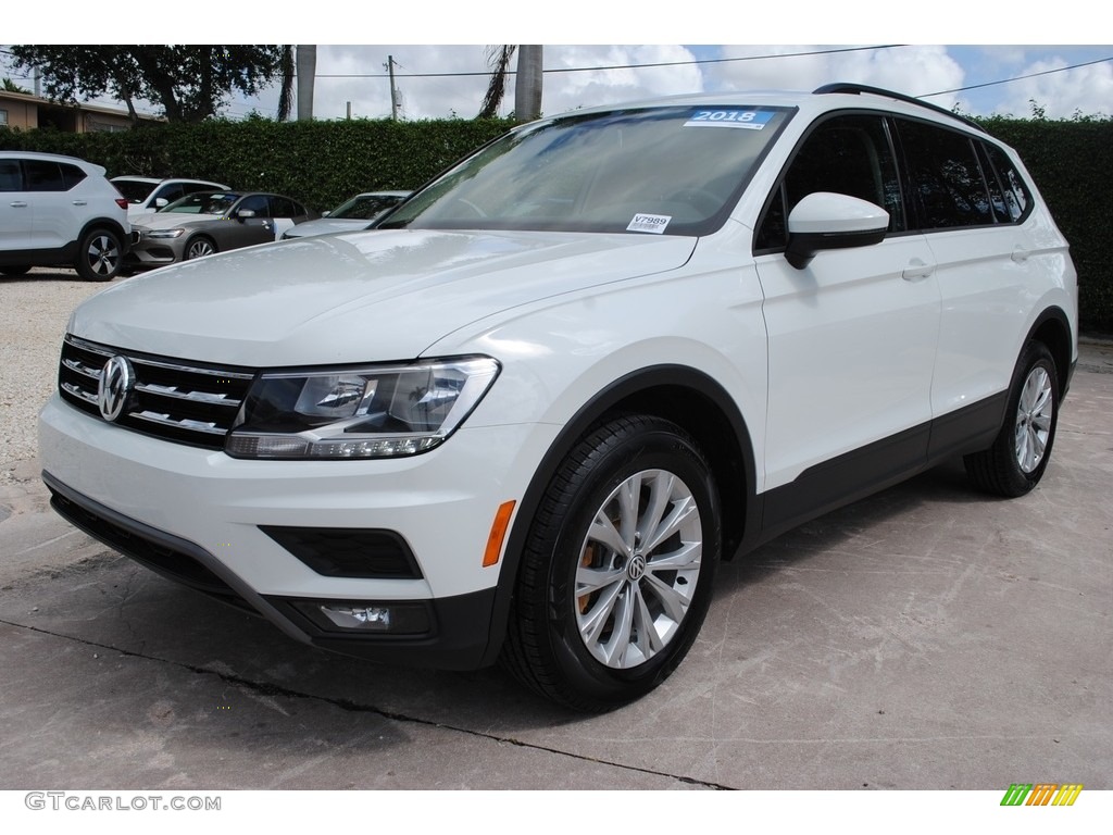 Pure White 2018 Volkswagen Tiguan S Exterior Photo #138995603
