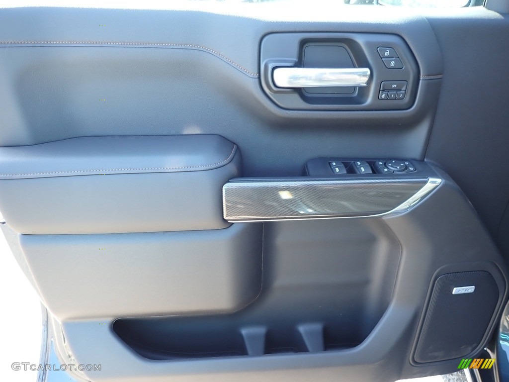 2020 GMC Sierra 1500 AT4 Crew Cab 4WD Jet Black Door Panel Photo #138995696