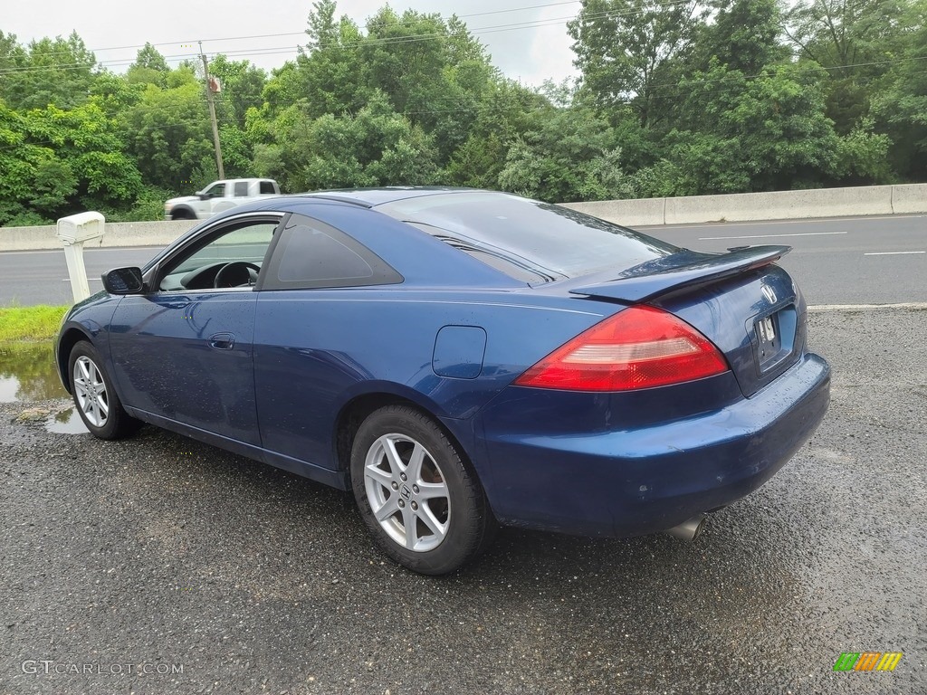 2003 Accord EX V6 Coupe - Sapphire Blue Pearl / Black photo #5