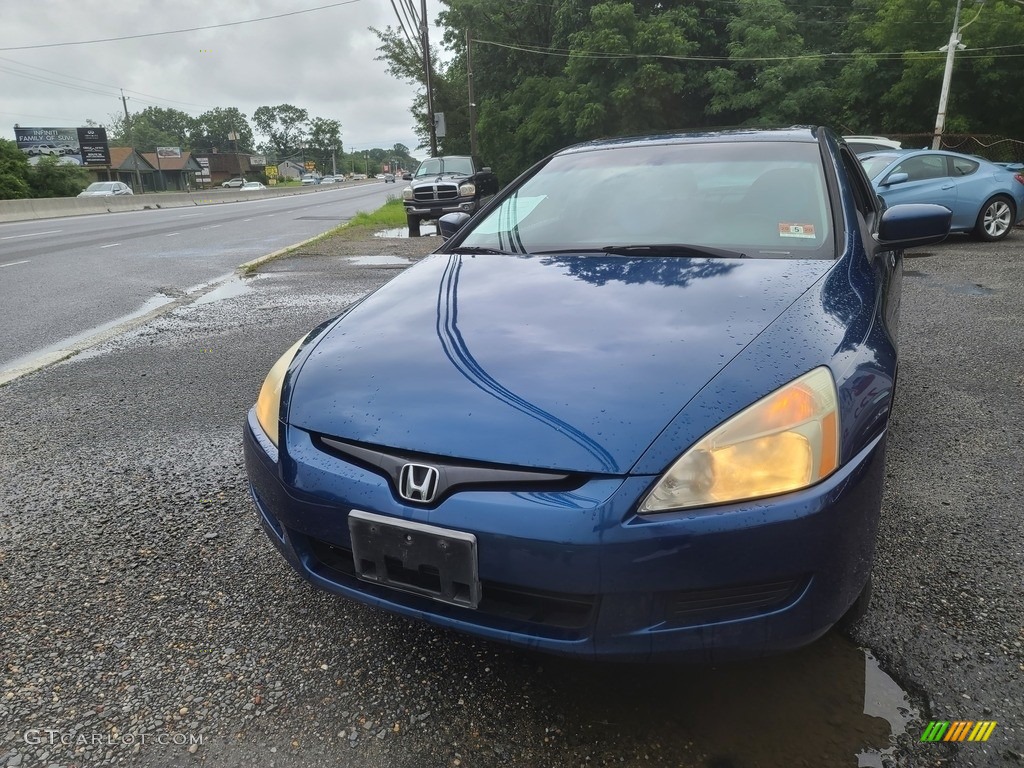 2003 Accord EX V6 Coupe - Sapphire Blue Pearl / Black photo #7