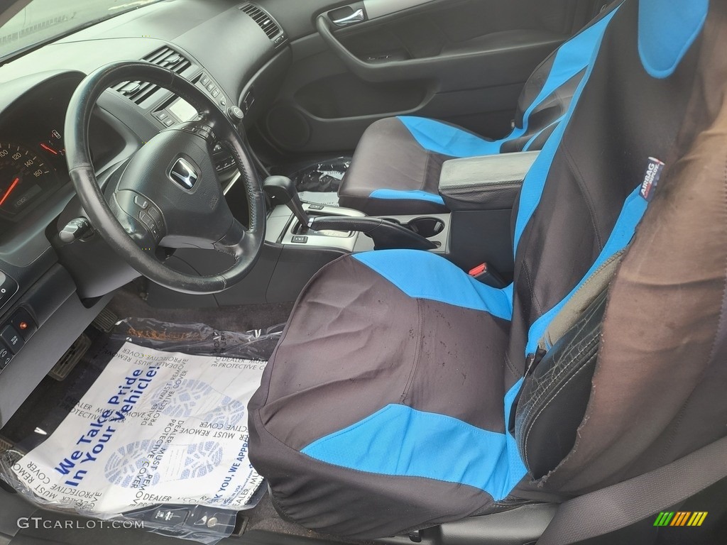2003 Accord EX V6 Coupe - Sapphire Blue Pearl / Black photo #8