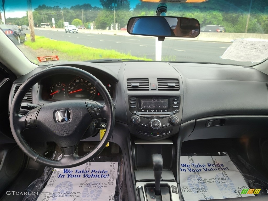 2003 Accord EX V6 Coupe - Sapphire Blue Pearl / Black photo #10