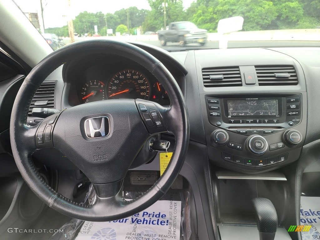 2003 Accord EX V6 Coupe - Sapphire Blue Pearl / Black photo #11