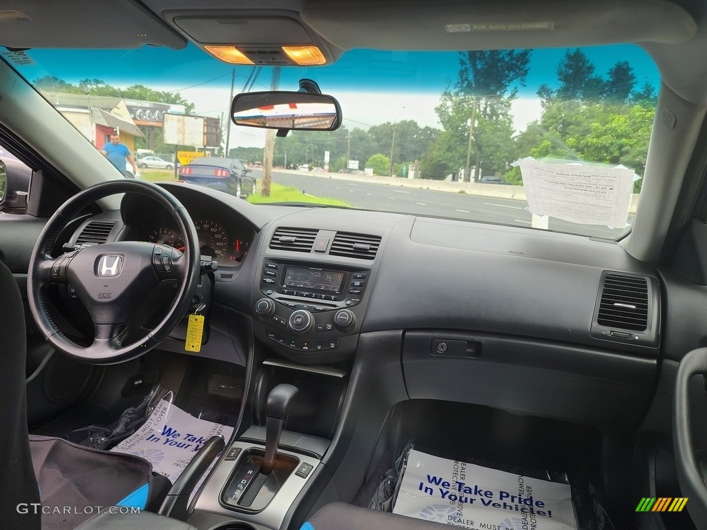 2003 Accord EX V6 Coupe - Sapphire Blue Pearl / Black photo #12
