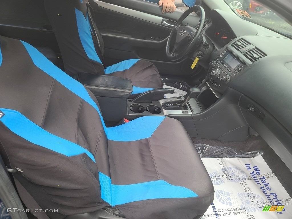 2003 Accord EX V6 Coupe - Sapphire Blue Pearl / Black photo #13