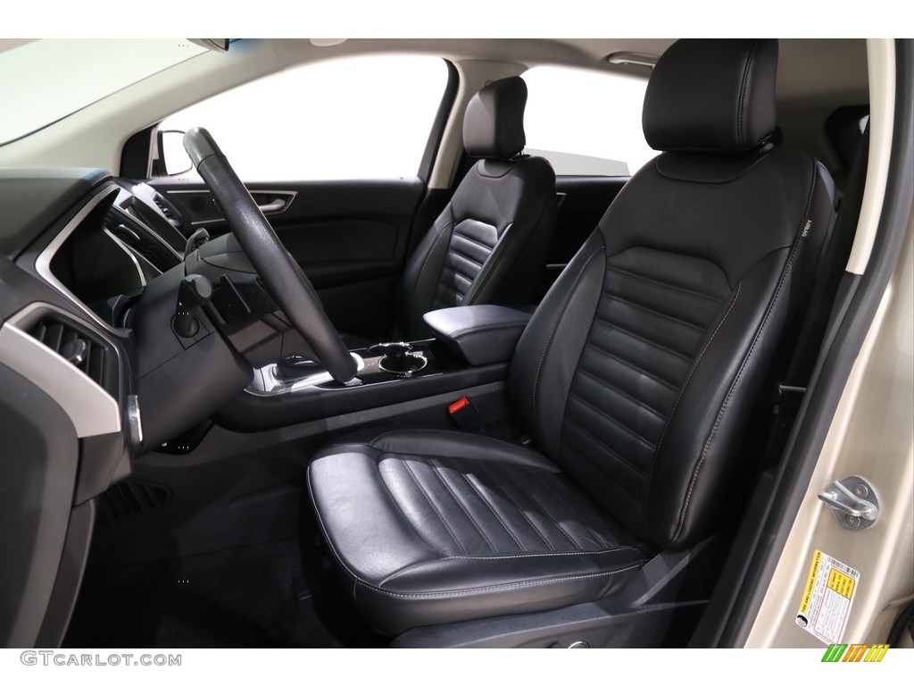 2017 Edge SEL AWD - White Gold Metallic / Ebony photo #5