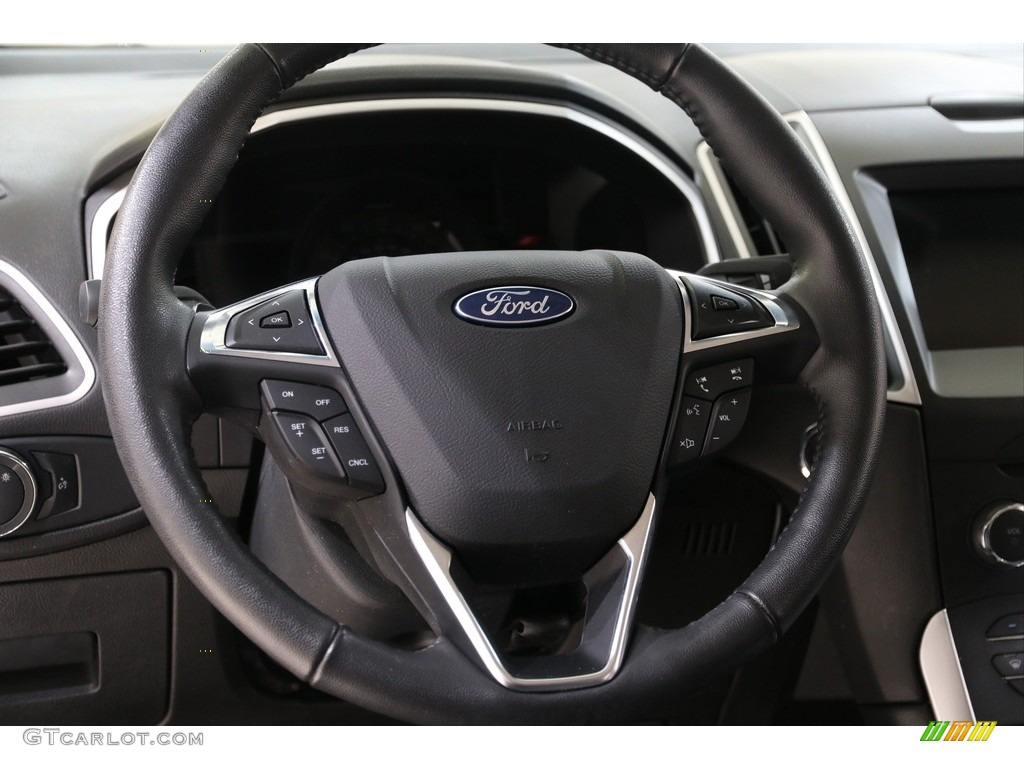 2017 Edge SEL AWD - White Gold Metallic / Ebony photo #7