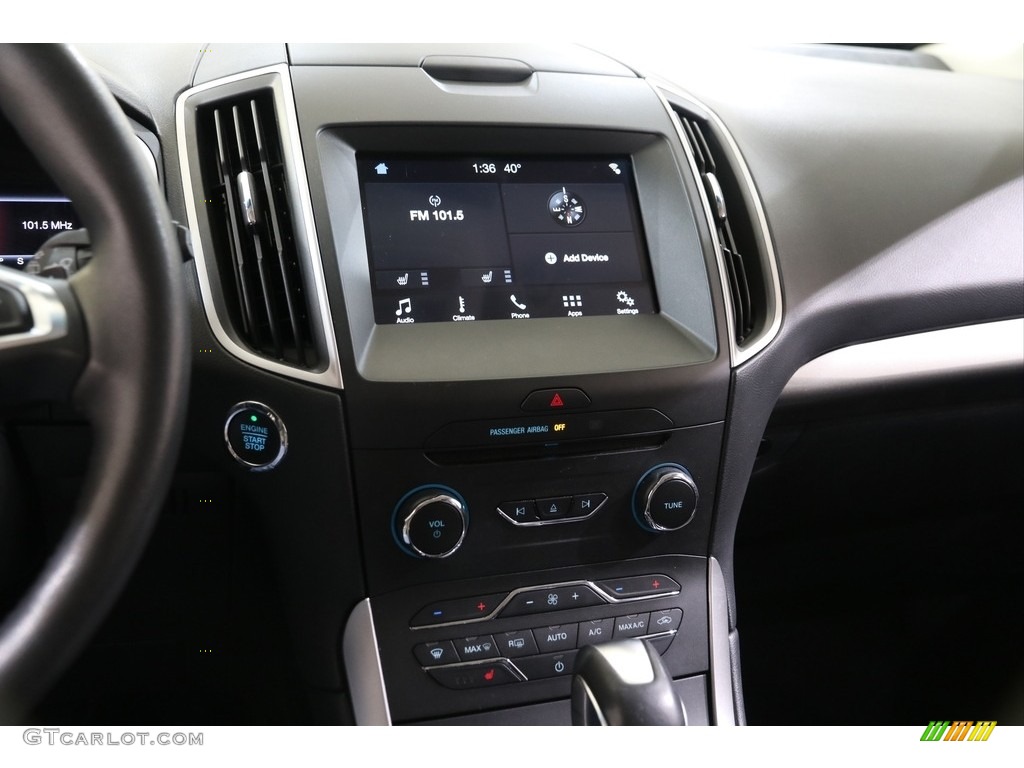 2017 Edge SEL AWD - White Gold Metallic / Ebony photo #9