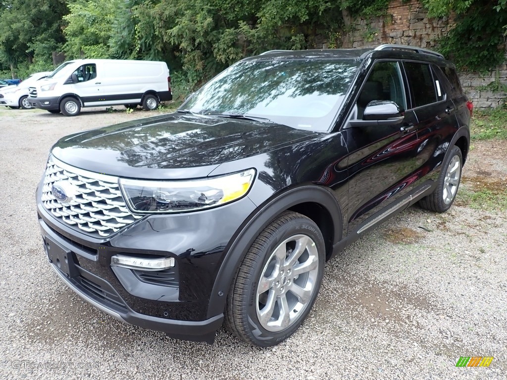 2020 Explorer Platinum 4WD - Agate Black Metallic / Ebony photo #5