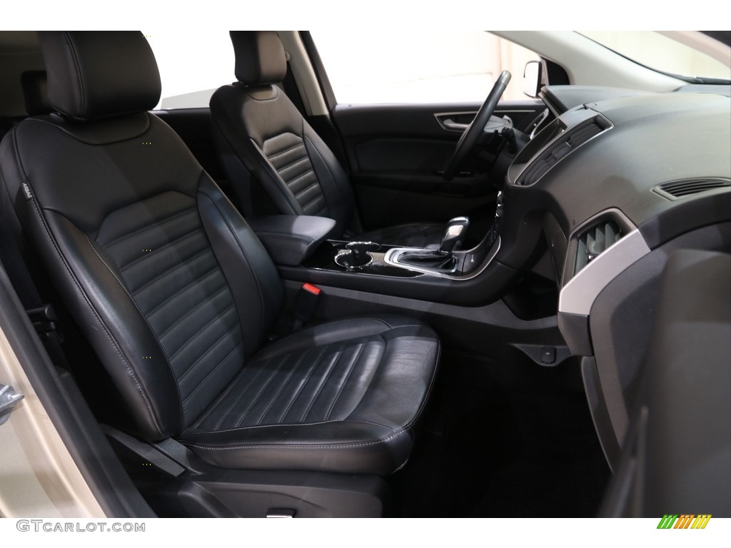 2017 Edge SEL AWD - White Gold Metallic / Ebony photo #16