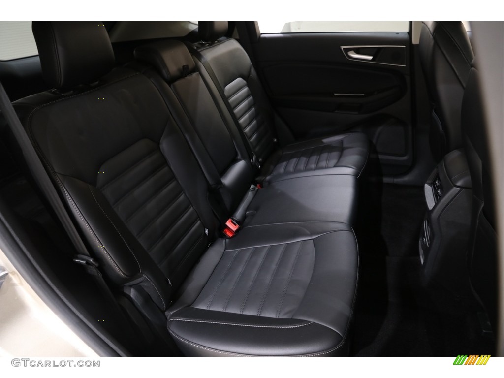 2017 Edge SEL AWD - White Gold Metallic / Ebony photo #17