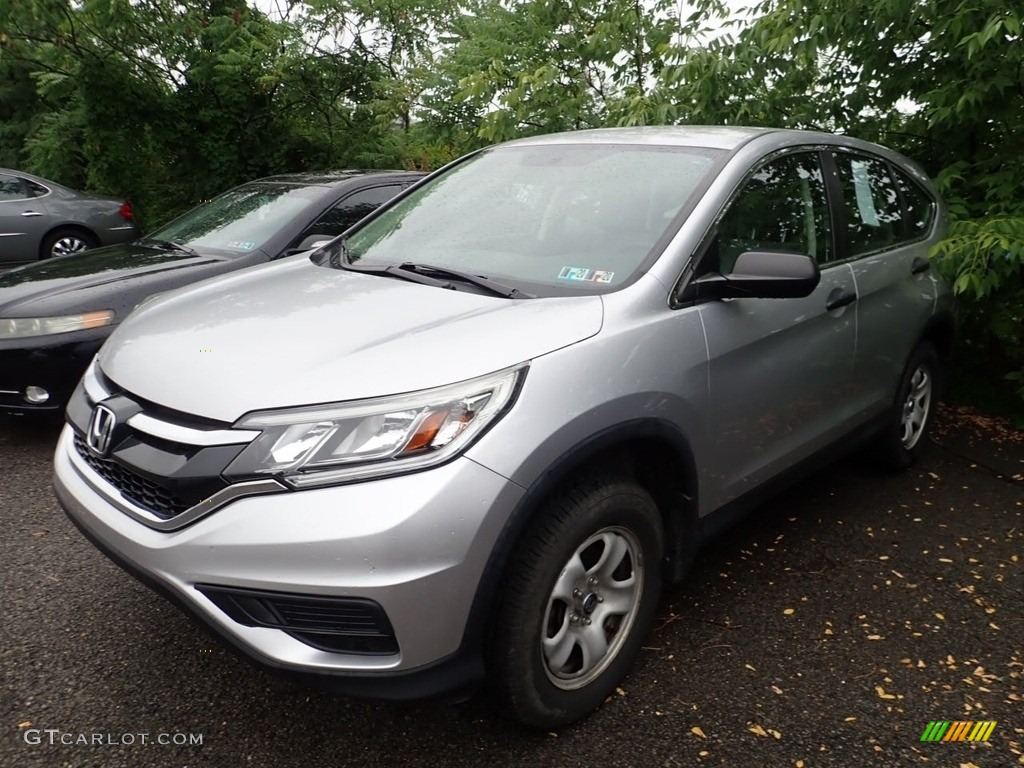 2016 CR-V LX AWD - Alabaster Silver Metallic / Black photo #1