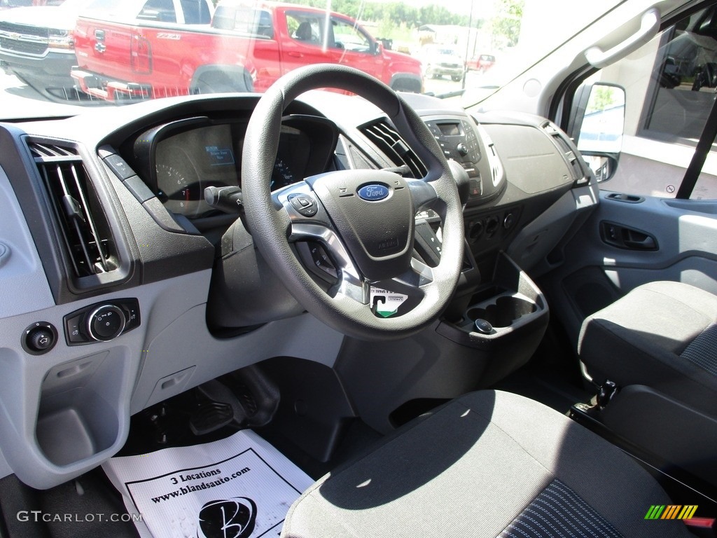 2019 Transit Van 250 LR Regular - Oxford White / Charcoal black photo #6