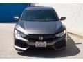 2018 Polished Metal Metallic Honda Civic LX Hatchback  photo #7