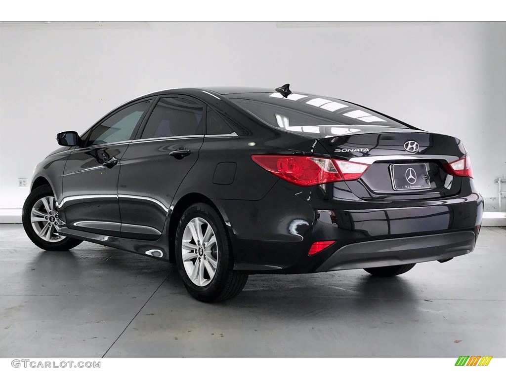 2014 Sonata GLS - Phantom Black Metallic / Gray photo #10