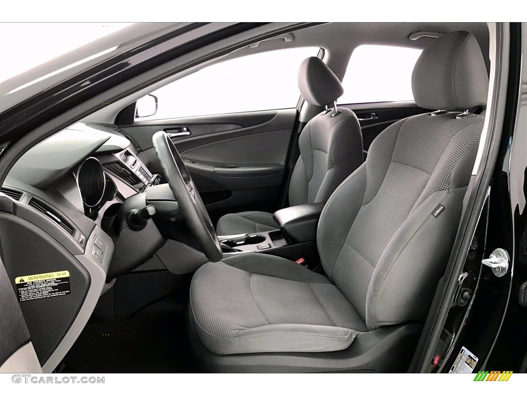 2014 Sonata GLS - Phantom Black Metallic / Gray photo #14