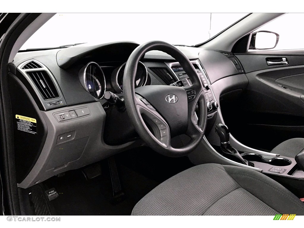 2014 Sonata GLS - Phantom Black Metallic / Gray photo #22