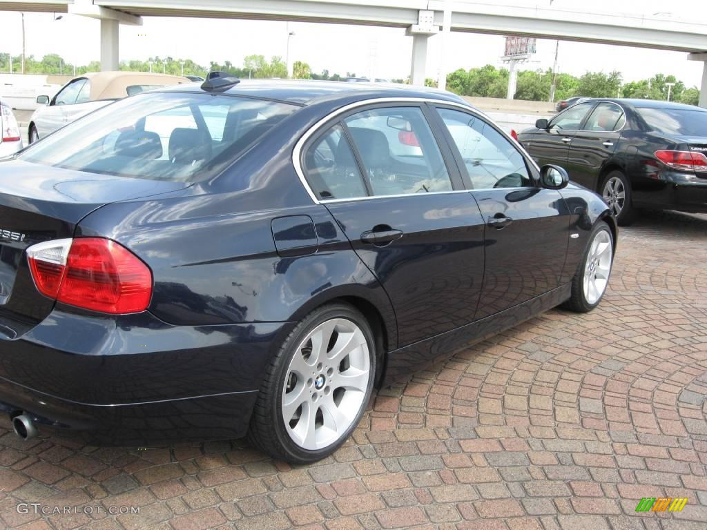 2007 3 Series 335i Sedan - Monaco Blue Metallic / Black photo #20