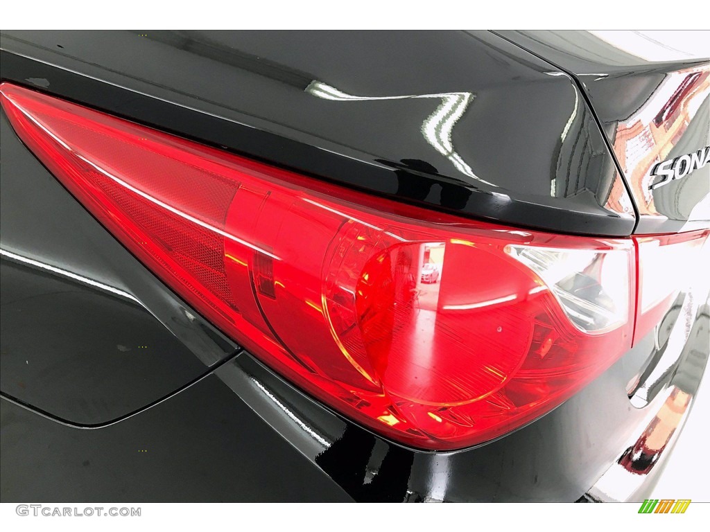 2014 Sonata GLS - Phantom Black Metallic / Gray photo #26