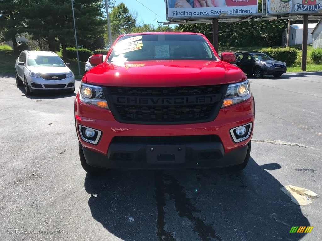 2019 Colorado Z71 Crew Cab 4x4 - Red Hot / Jet Black photo #3
