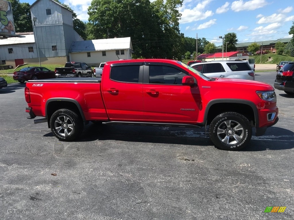 2019 Colorado Z71 Crew Cab 4x4 - Red Hot / Jet Black photo #5