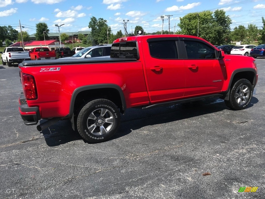 2019 Colorado Z71 Crew Cab 4x4 - Red Hot / Jet Black photo #6