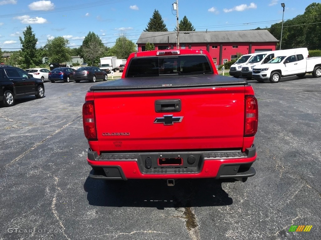 2019 Colorado Z71 Crew Cab 4x4 - Red Hot / Jet Black photo #7