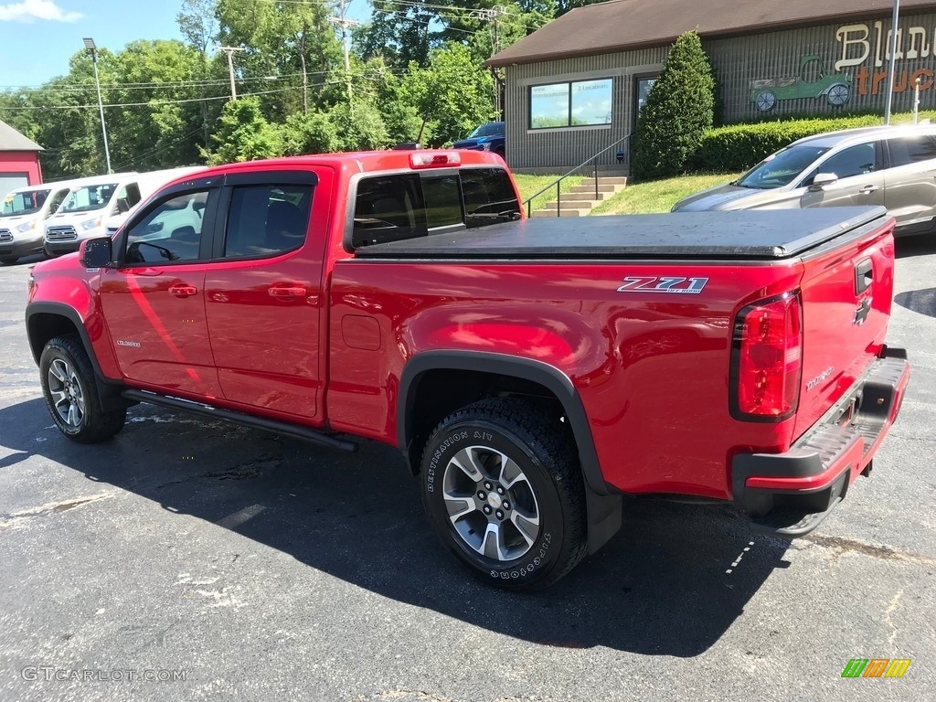 2019 Colorado Z71 Crew Cab 4x4 - Red Hot / Jet Black photo #10
