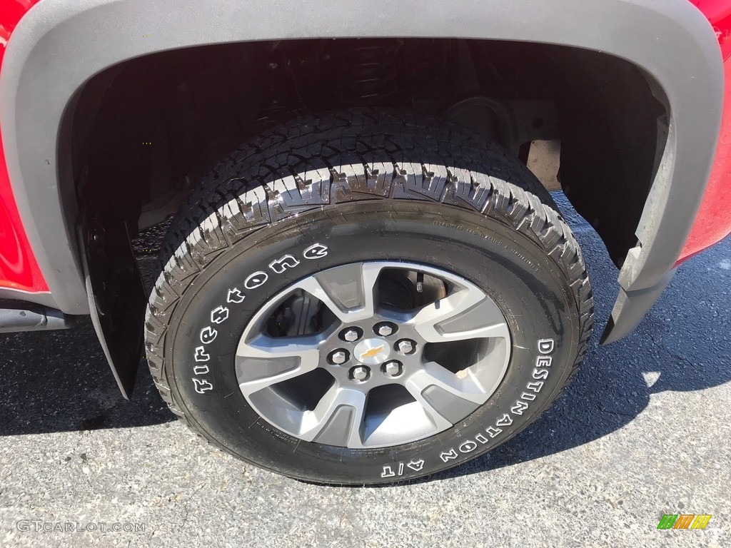 2019 Colorado Z71 Crew Cab 4x4 - Red Hot / Jet Black photo #44