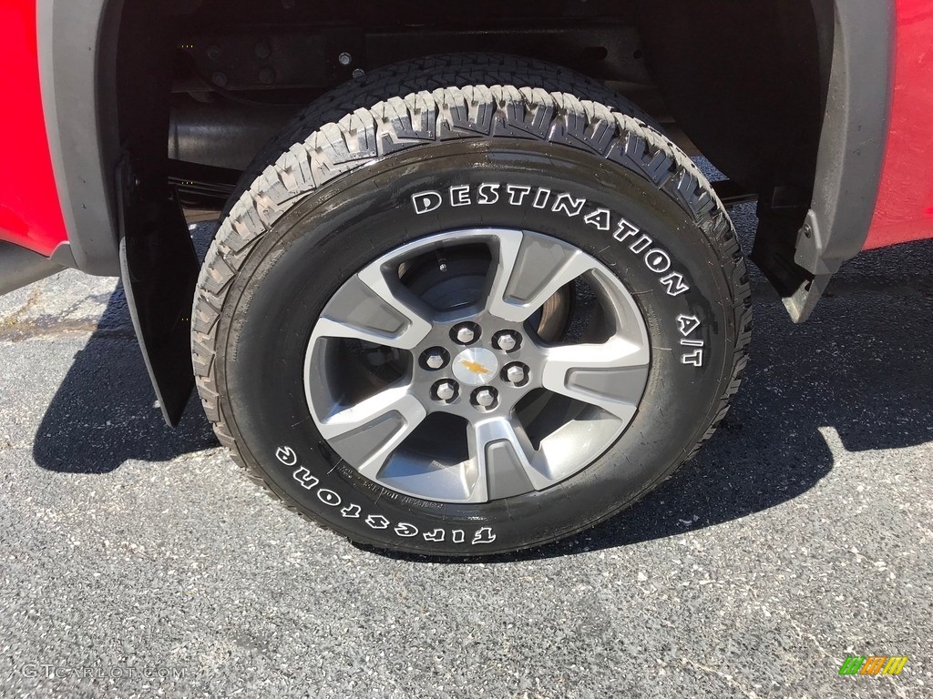 2019 Colorado Z71 Crew Cab 4x4 - Red Hot / Jet Black photo #45