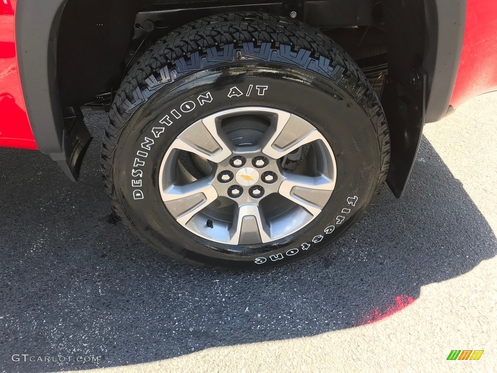 2019 Colorado Z71 Crew Cab 4x4 - Red Hot / Jet Black photo #46