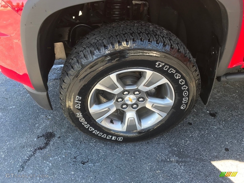 2019 Colorado Z71 Crew Cab 4x4 - Red Hot / Jet Black photo #47
