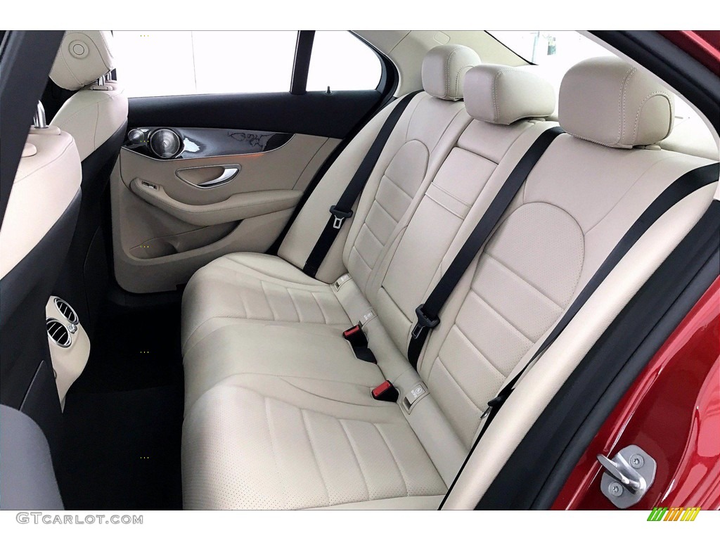 Silk Beige/Black Interior 2017 Mercedes-Benz C 300 Sedan Photo #138998747