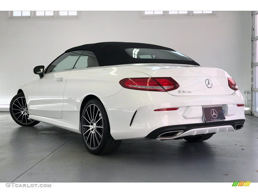 2017 C 300 Cabriolet - Polar White / Cranberry Red/Black photo #10