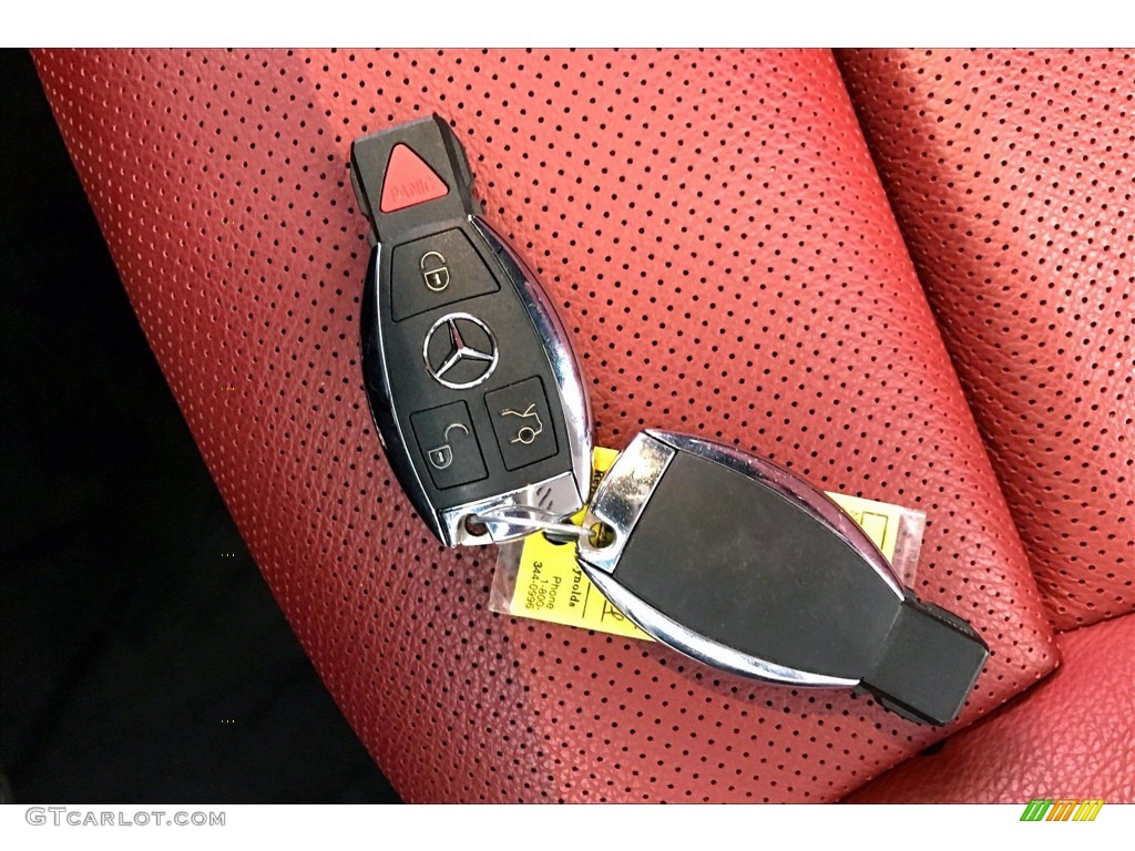 2017 C 300 Cabriolet - Polar White / Cranberry Red/Black photo #11