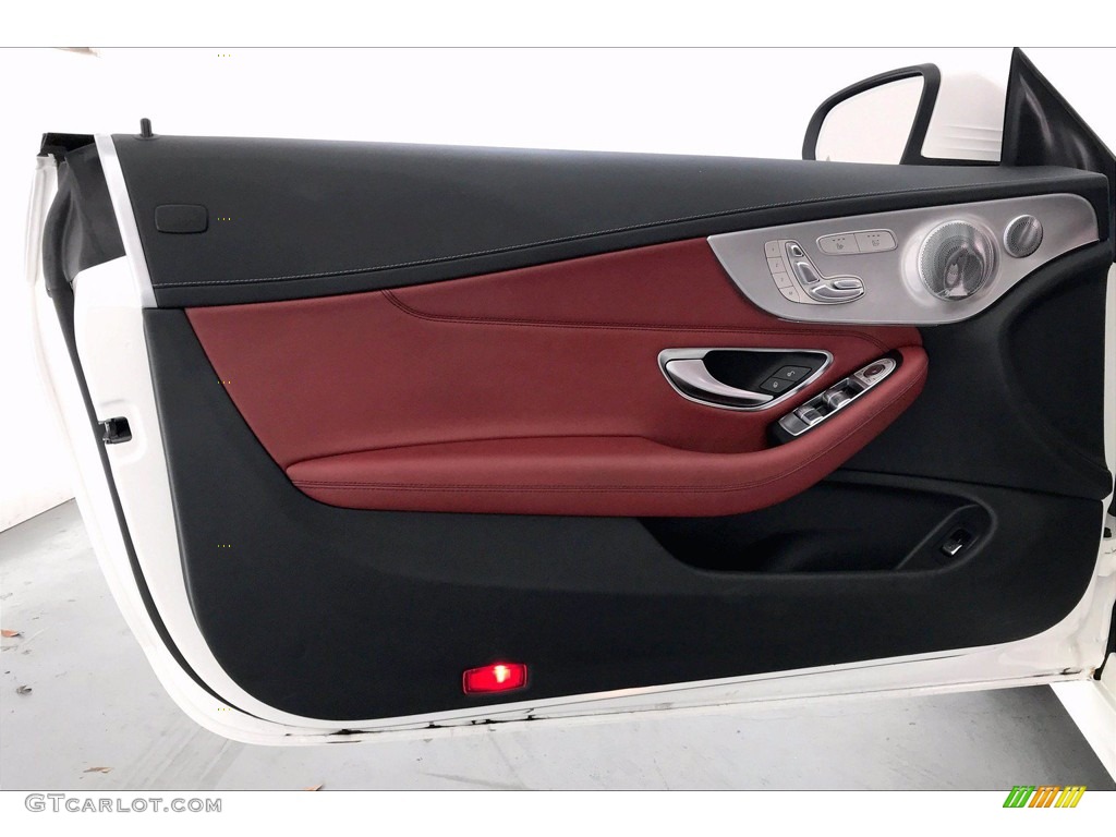 2017 C 300 Cabriolet - Polar White / Cranberry Red/Black photo #25