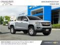 2020 Silver Ice Metallic Chevrolet Colorado LT Crew Cab 4x4  photo #1
