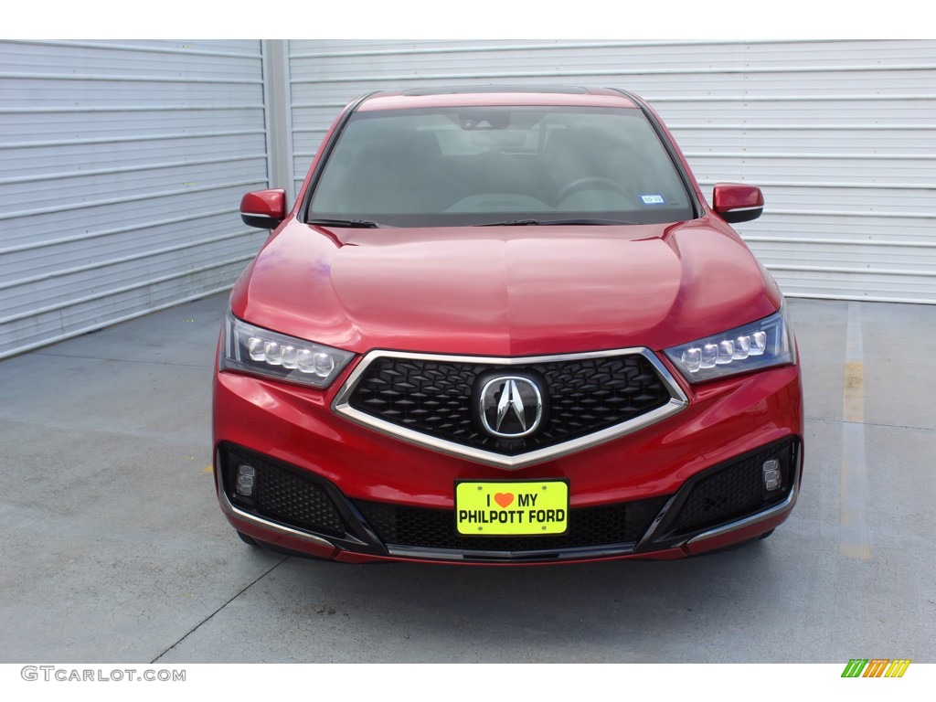 2020 MDX A Spec AWD - Performance Red Pearl / Ebony photo #3